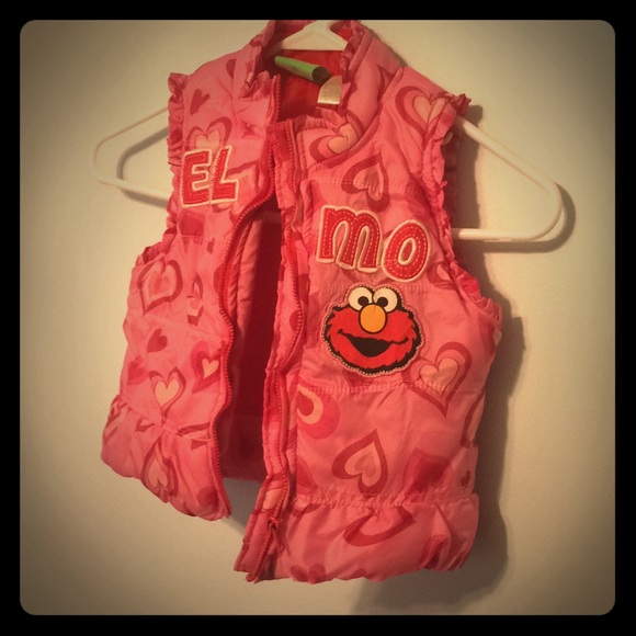 Sesame Street Elmo kids jacket vest - Rare find! - Picture 1 of 6